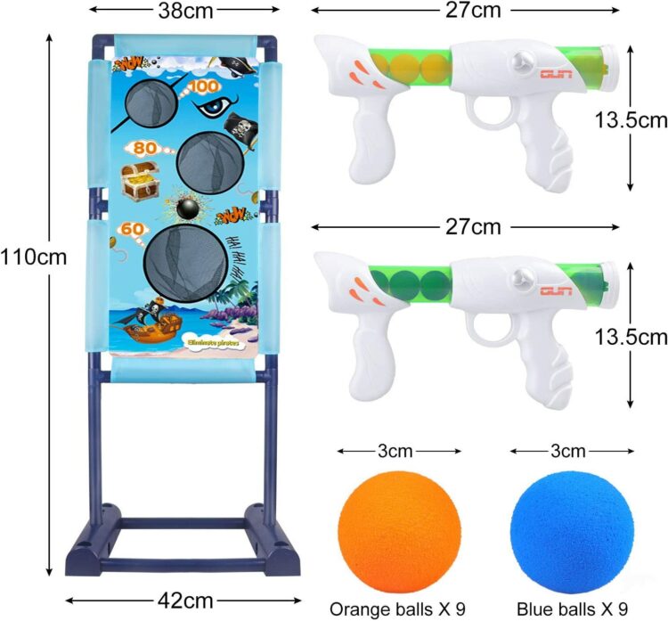 Foam shooting range gift for kids